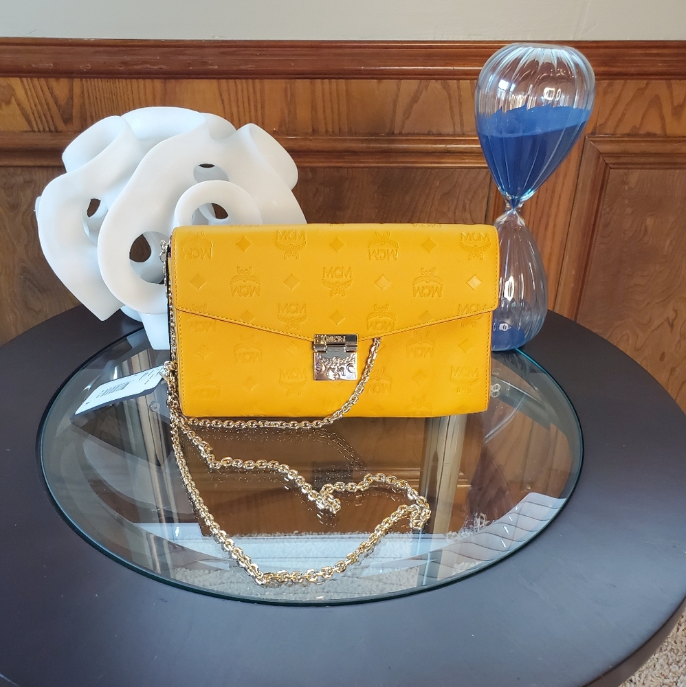 MCM Yellow Crossbody Bag
